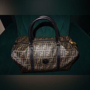 Fendi Vintage Speedy duffle Canvas 40 with COA